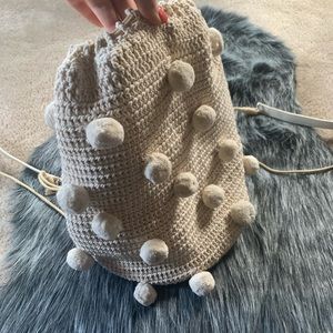 Zara Pom Pom back pack
